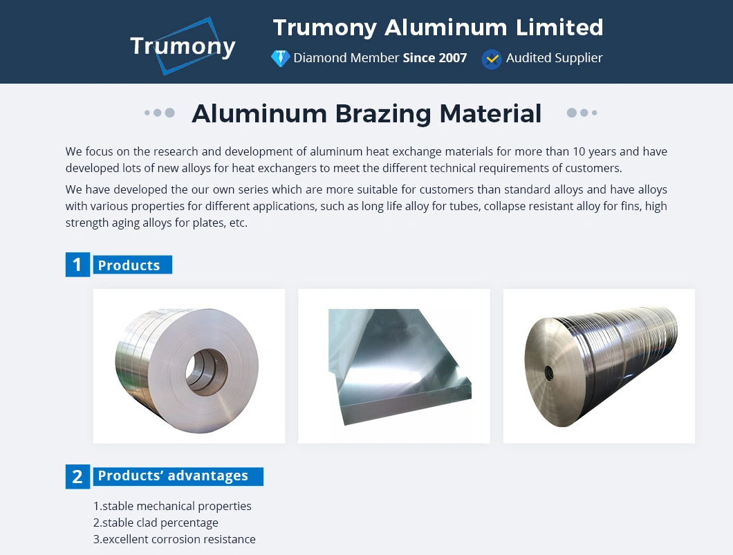Aluminium Profile Cutable Aluminum Coil Aluminium Brazing Material